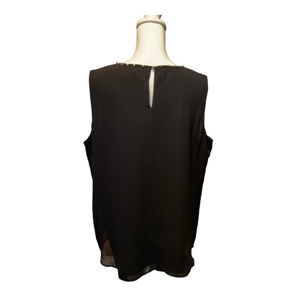 Karl Lagerfeld Paris Chiffon Top size XL NWT - Picture 3 of 10